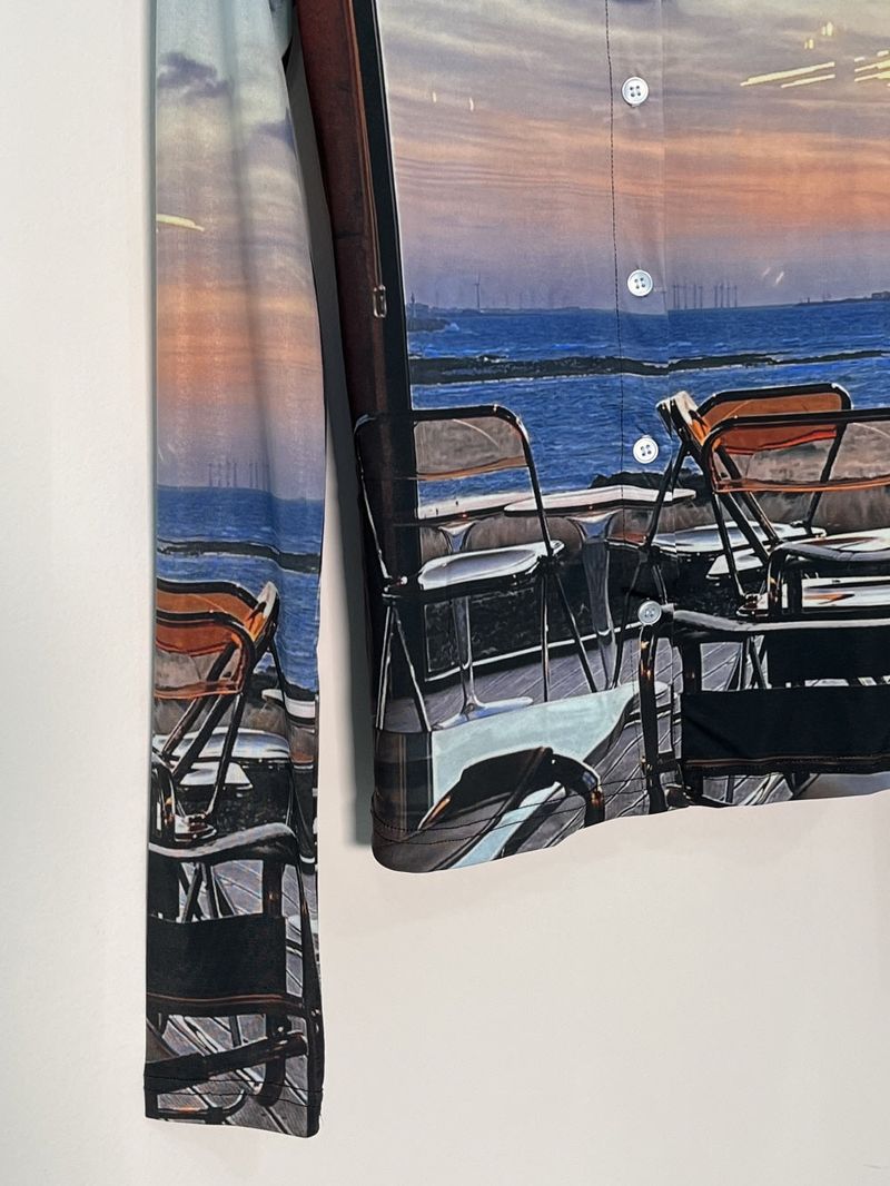 SUNSET COLLAR T-SHIRT