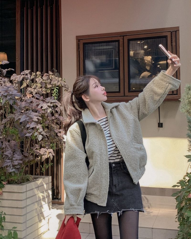 MAYBINS(メイビンス)の「Wool buckle jumper(Jackets/Outerwear)」