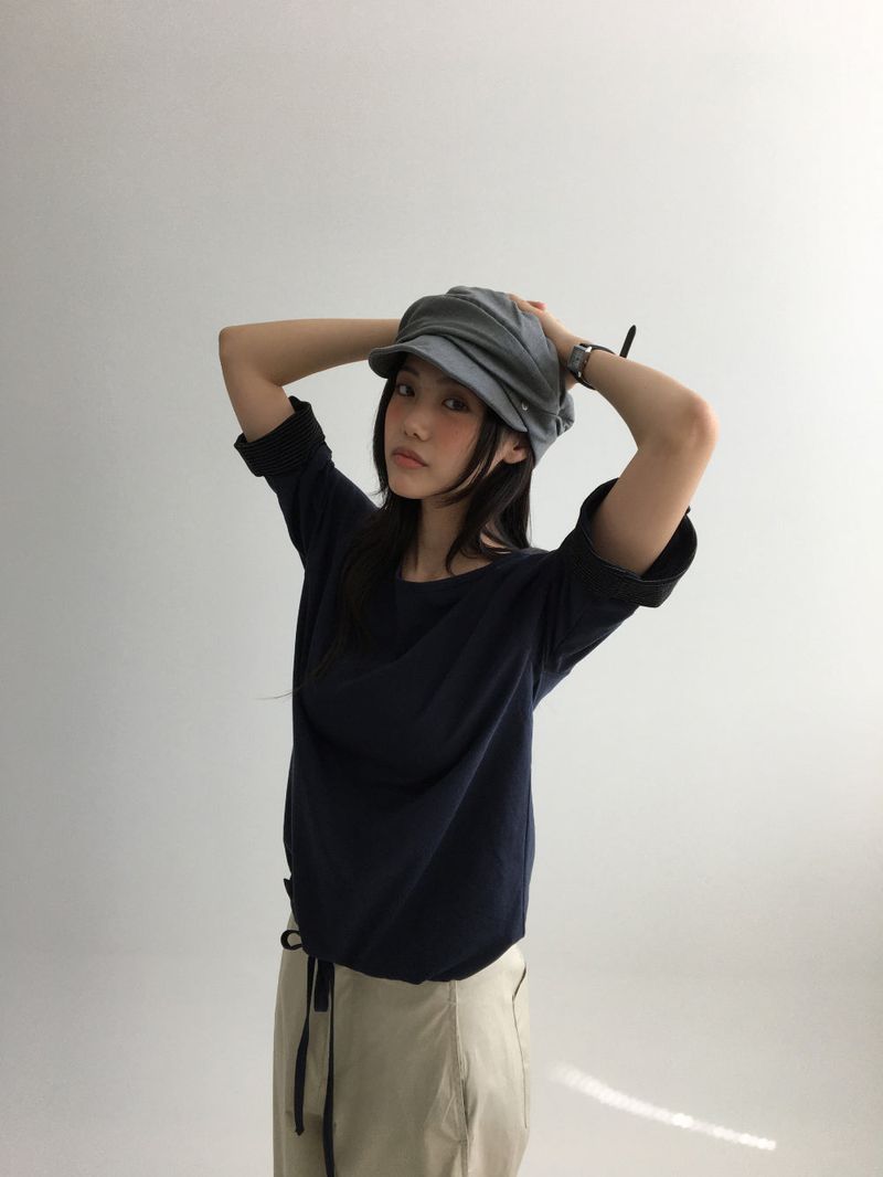 Rivet Tuck Sailor Hat (3color)