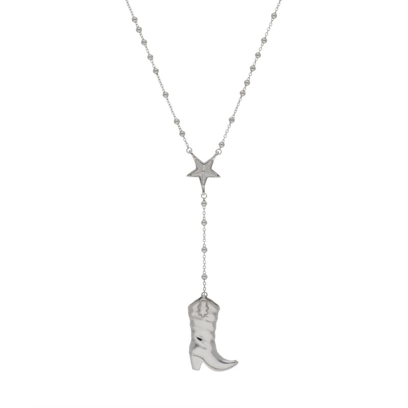 COWGIRL'S BOOTS ROSARIO NECKLACE
