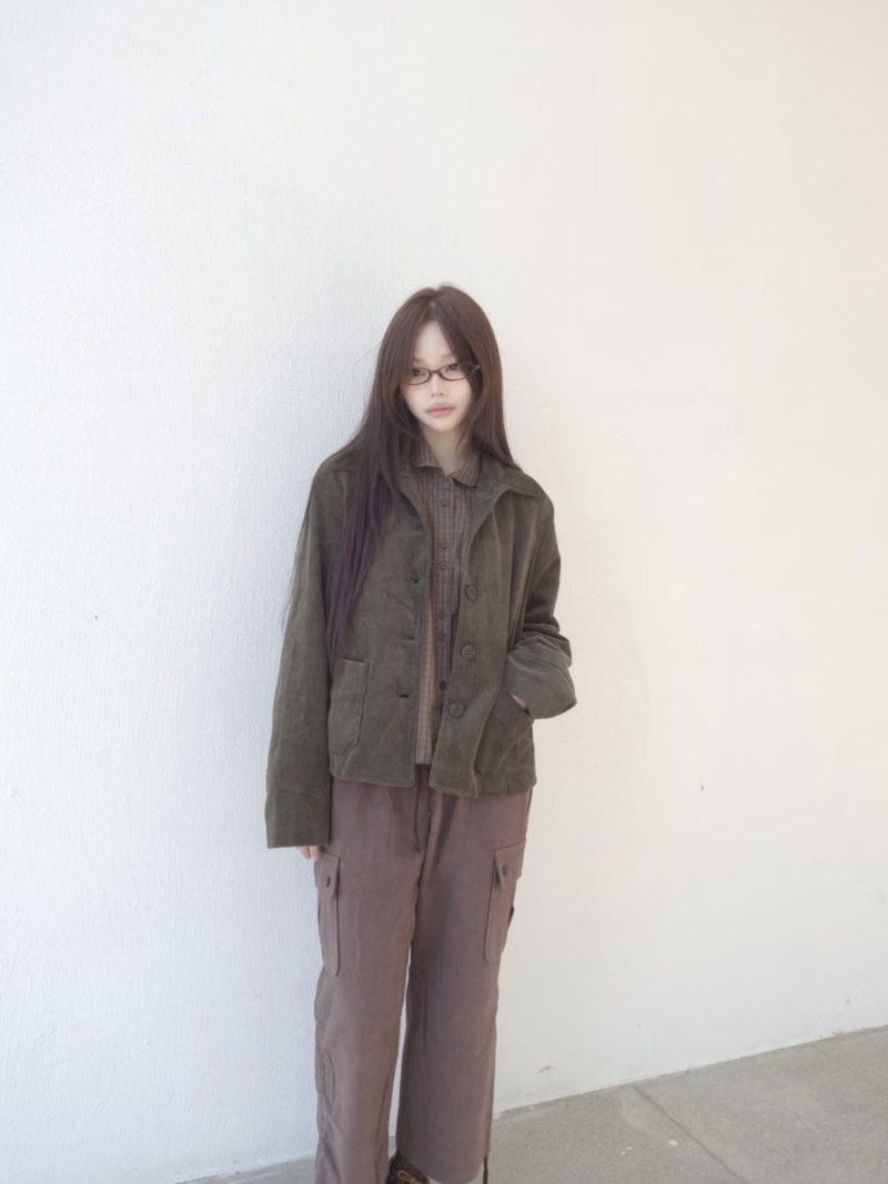 autumn coduroy jacket