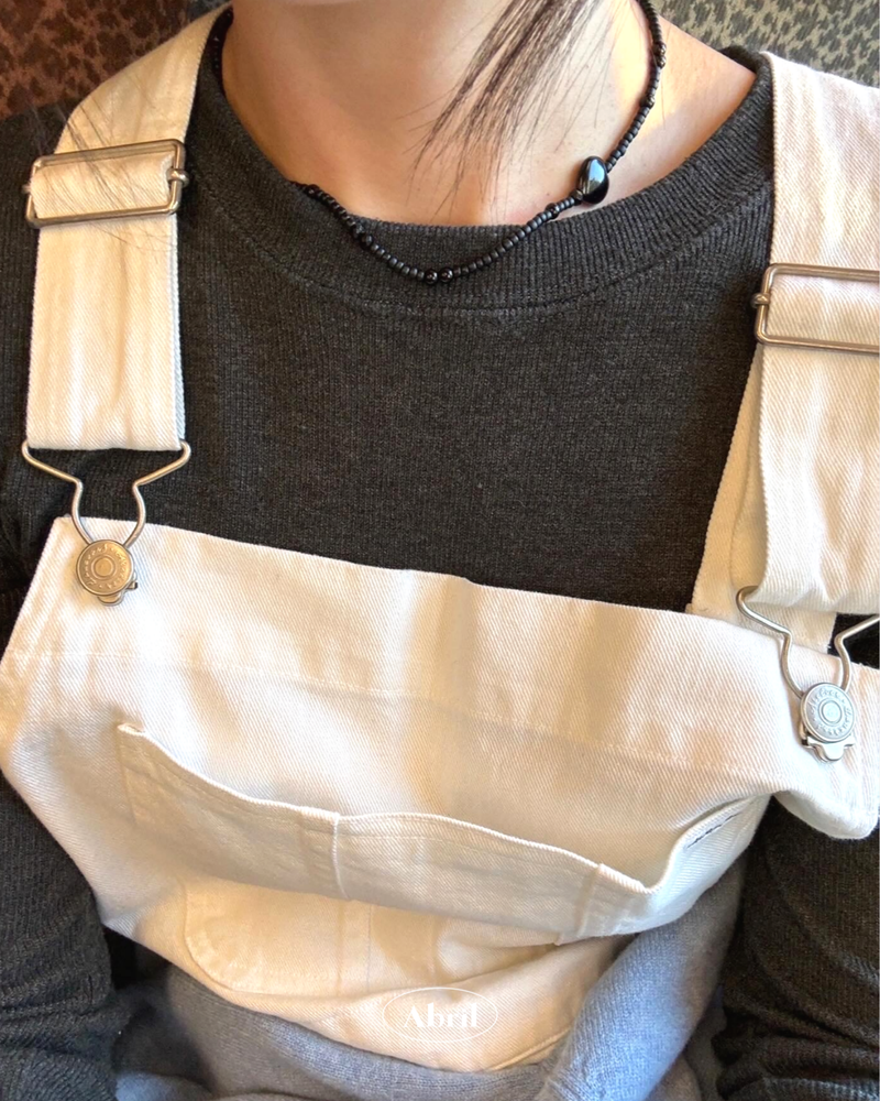 [Matt] Heart Dot Necklace