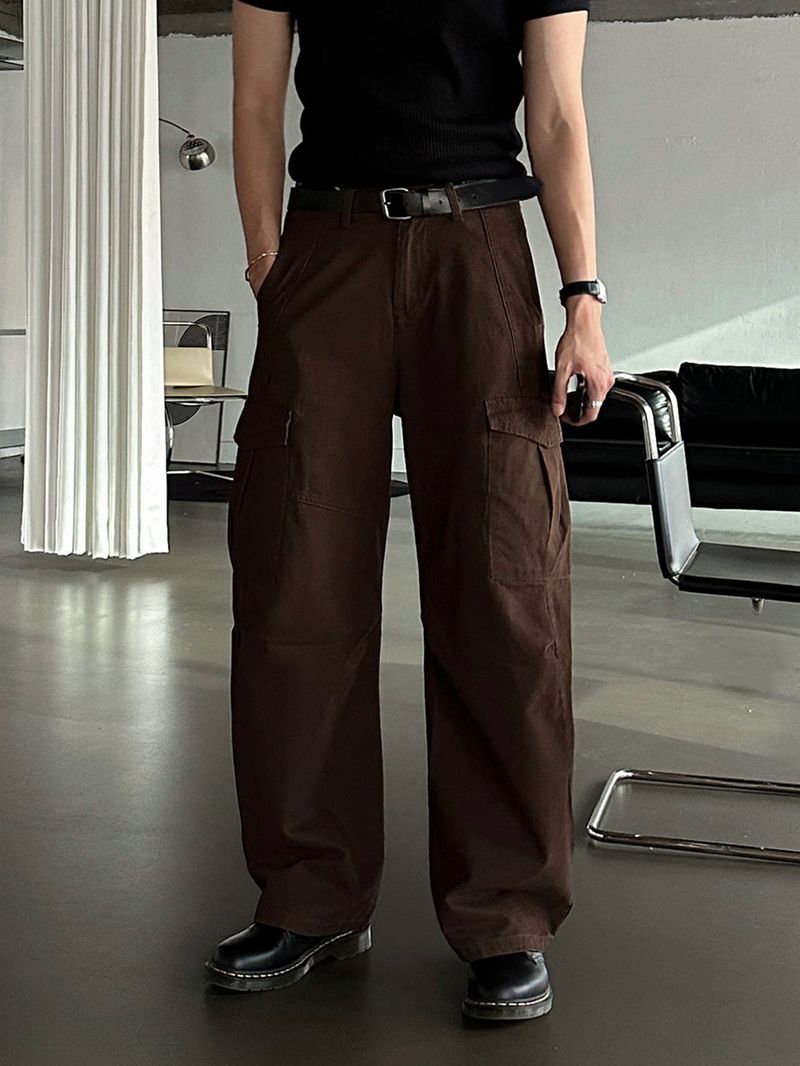 lemenne（ルメンヌ）の「LMN Millet Curved Cargo Wide Pants (5 colors)（Pants）」