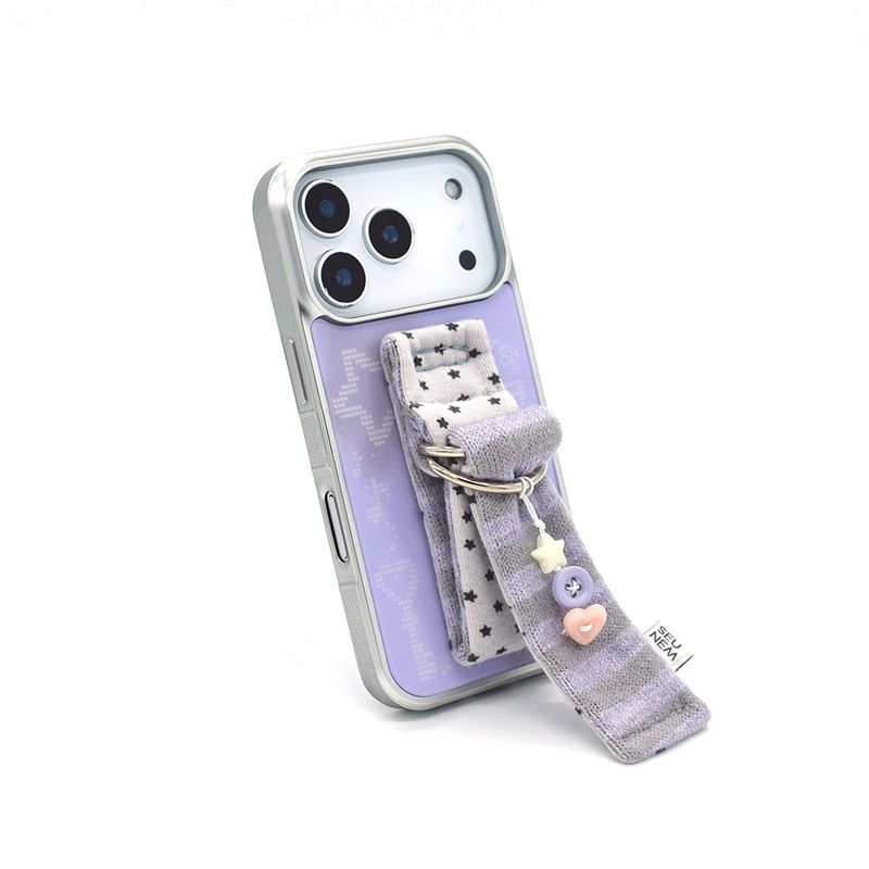 SUN CASE BUTTON BELT PURPLE