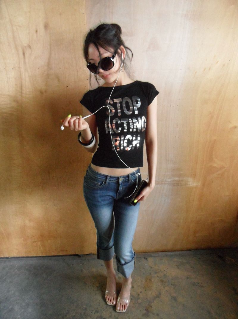 roll up capri denim