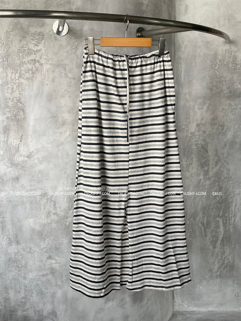 Stripe Juri Maxi Long Skirt