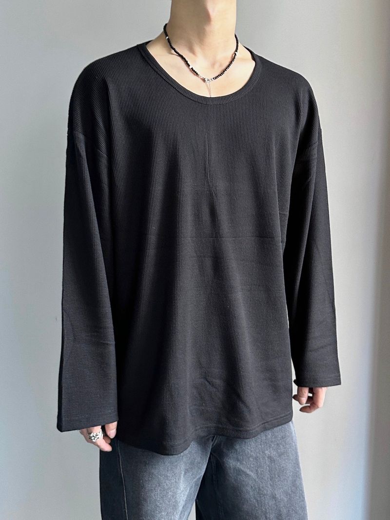 Module Basic Waffle Uniqlo Long Sleeve 4C