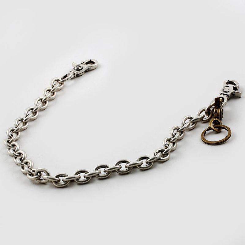 SVC-532 Antique Silver High-Range Pants Chain Keyring Keychain