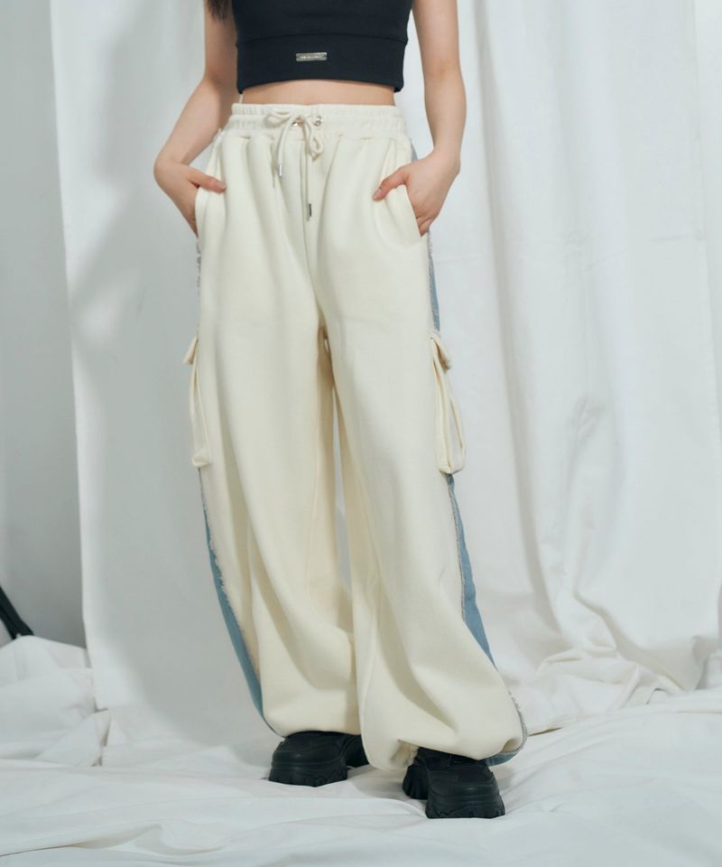 ANDGEEBEE(アンジービー)の「UNISEX デニムライン裏起毛パンツ(Pants)」