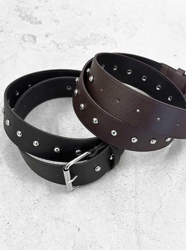 Chid Stud Leather Belt