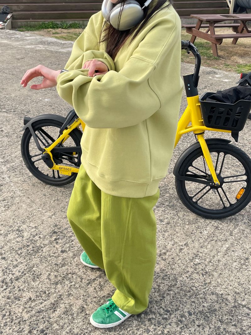 Signal pintuck sweat pants 