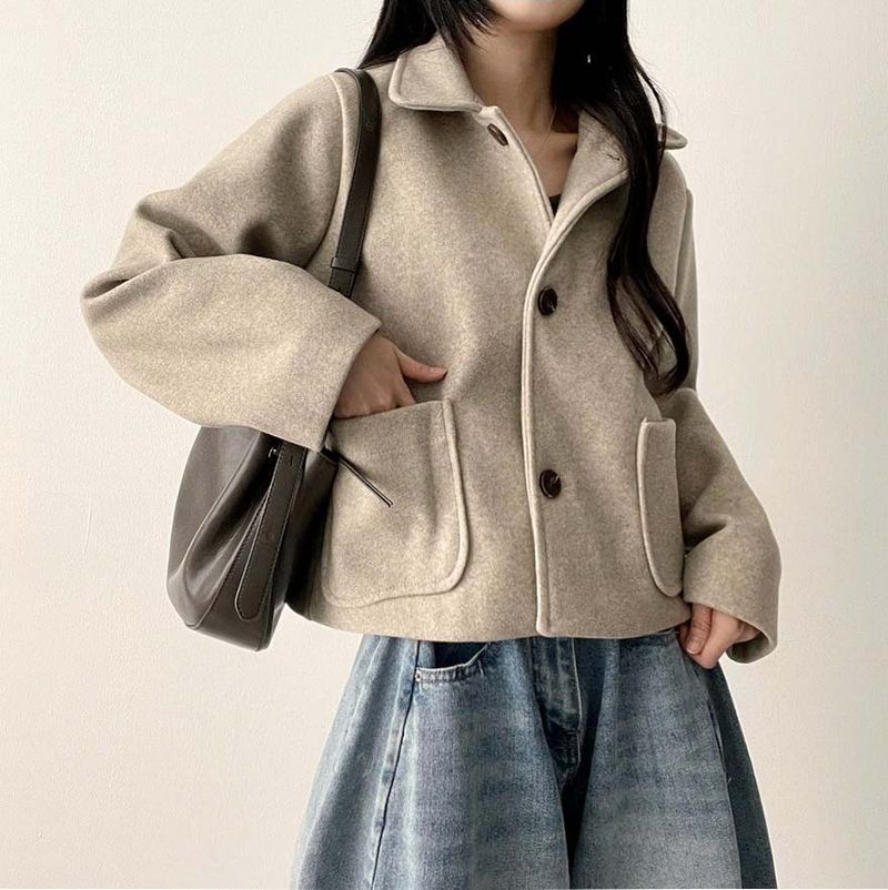 Rein pocket short coat jacket