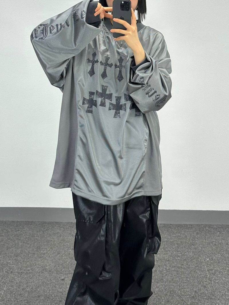 d cross jersey long-sleeve