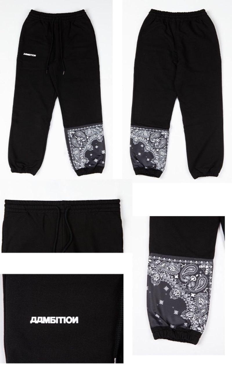 PAISLEY BLACK PANTS