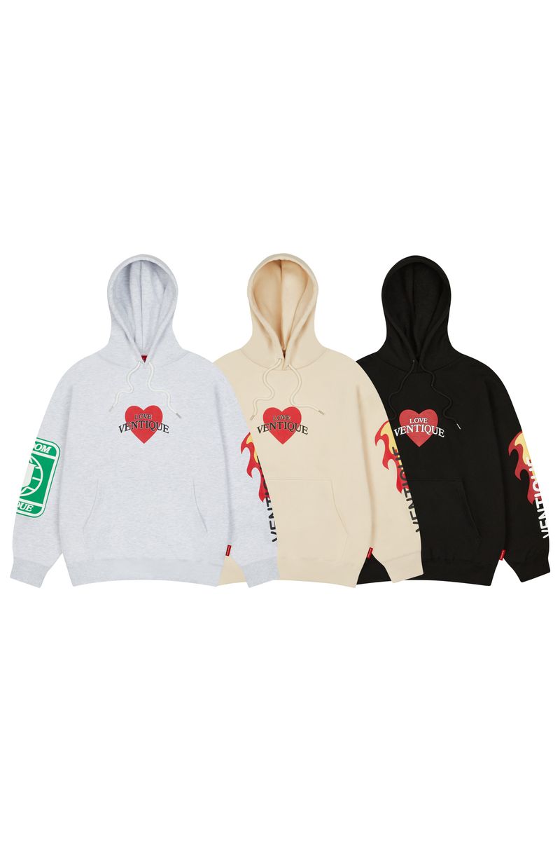 VENTIQUE Freedom napping hoodie 3color
