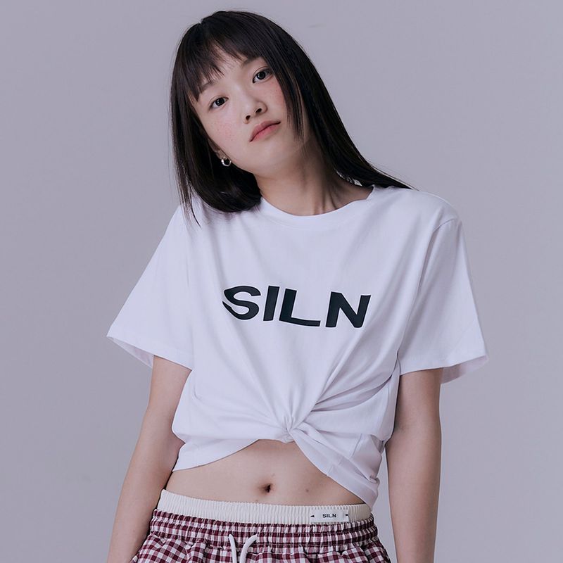 Essential signature t-shirt (WHITE)