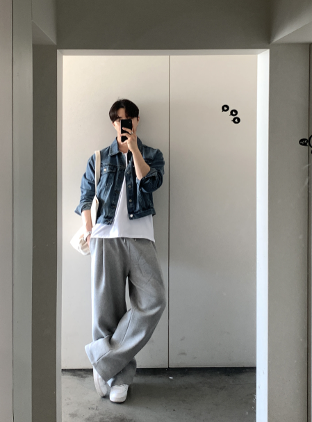 Nechis Washed Cropped Denim Jacket