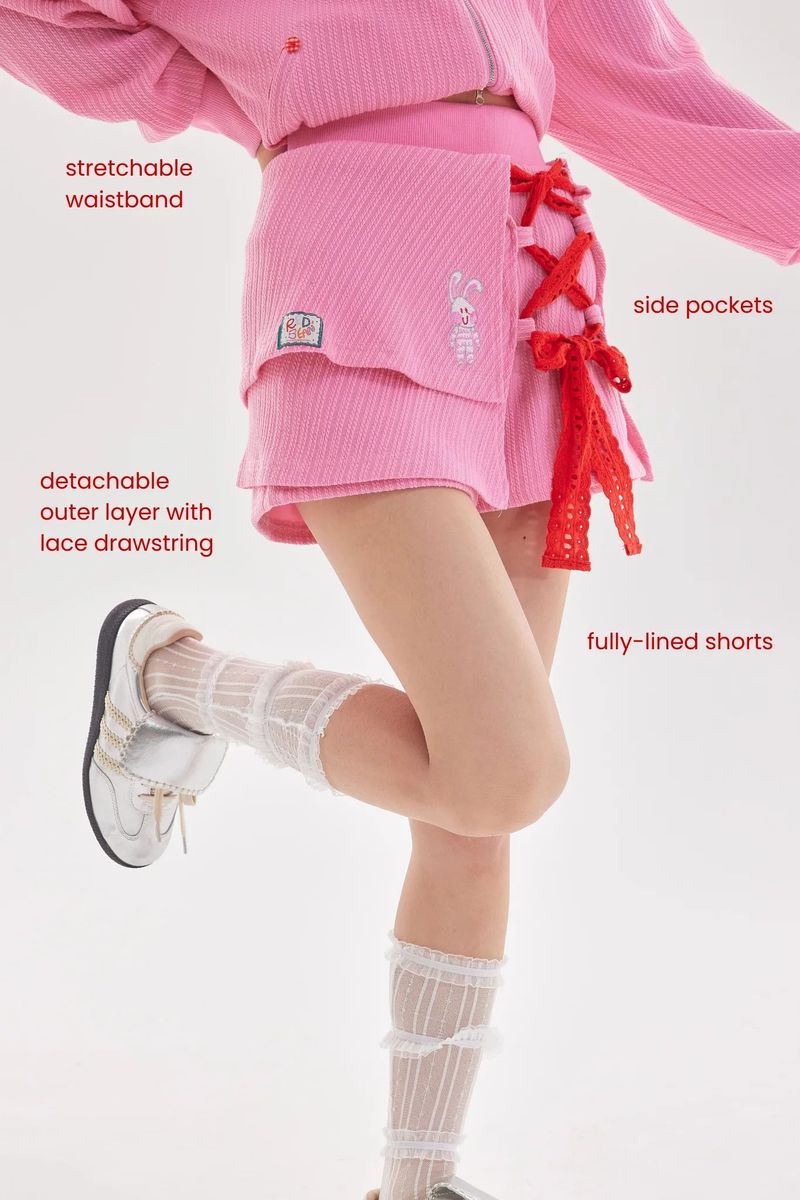 Off the Clock Shorts (Pink)