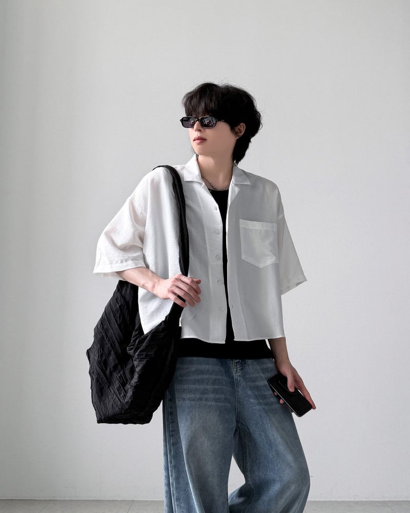 Bible Crop Half Shirt