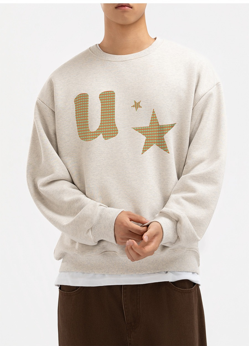 UNDEROFF（アンダーオフ）の「Authentic Relaxed U-Star Sweatshirt Oatmeal（Tops）」