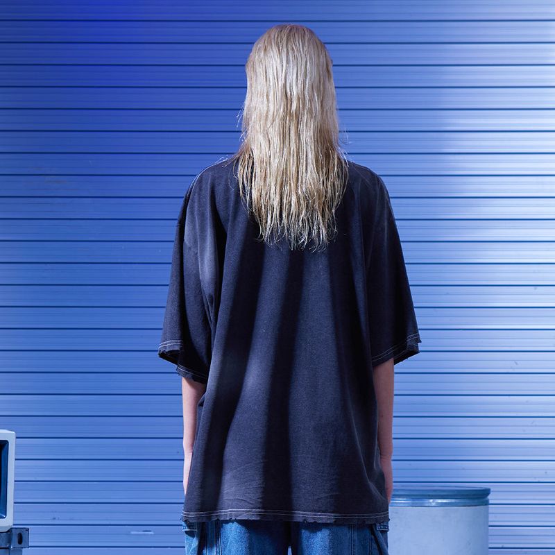 Spacemood Washing tshirts_BLACK