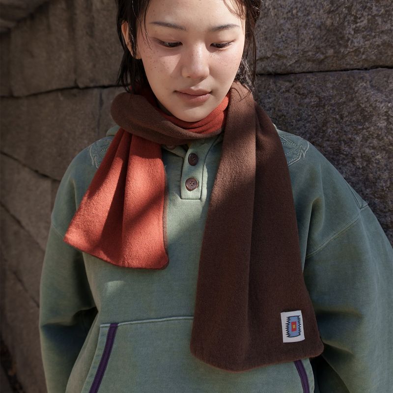 Dual Field Scarf / Brown
