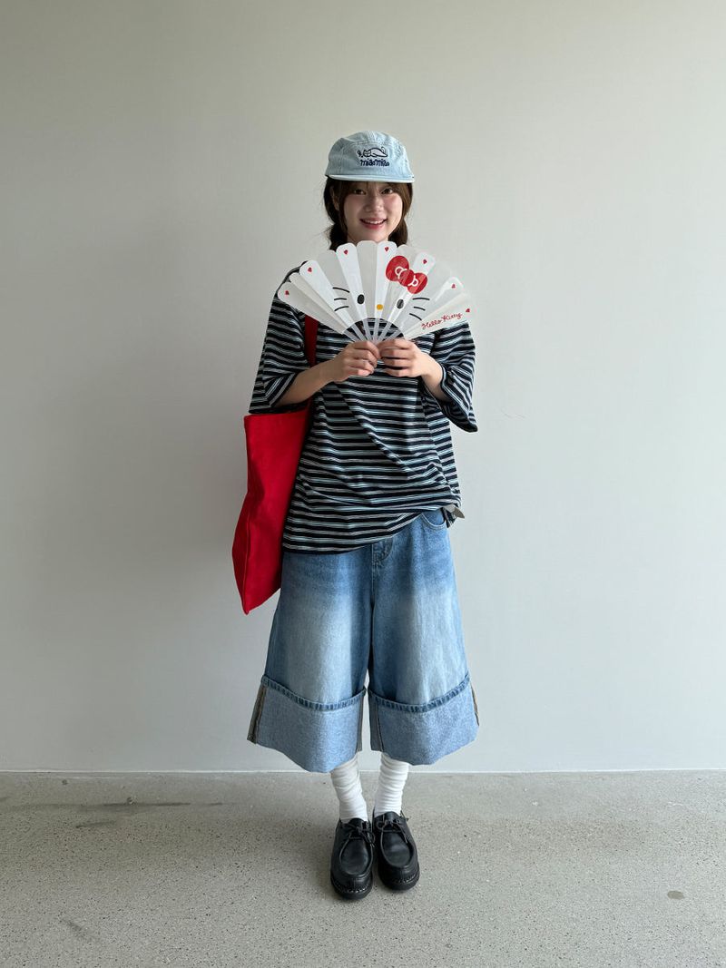 bermuda denim pants