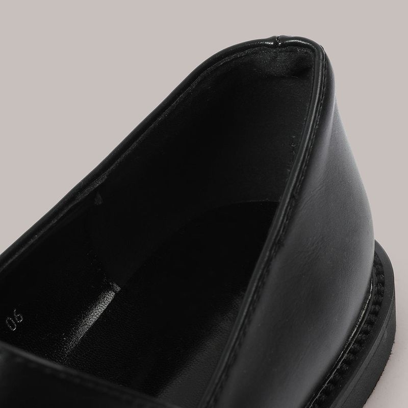 Maryjane Flat Shoes - Black