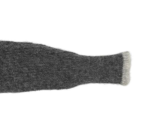 Ruggie Color Matching Collar High Neck Button Knit