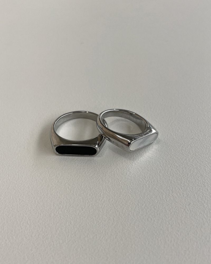 nacre bar ring
