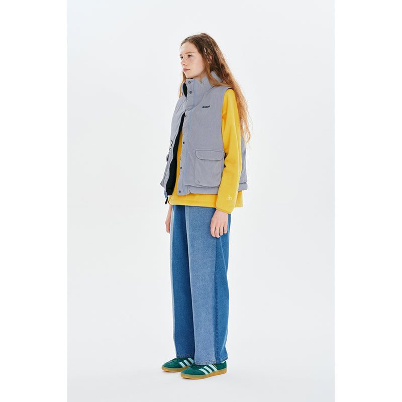 HALF ZIP UP FLEECE TOP [MUSTARD]