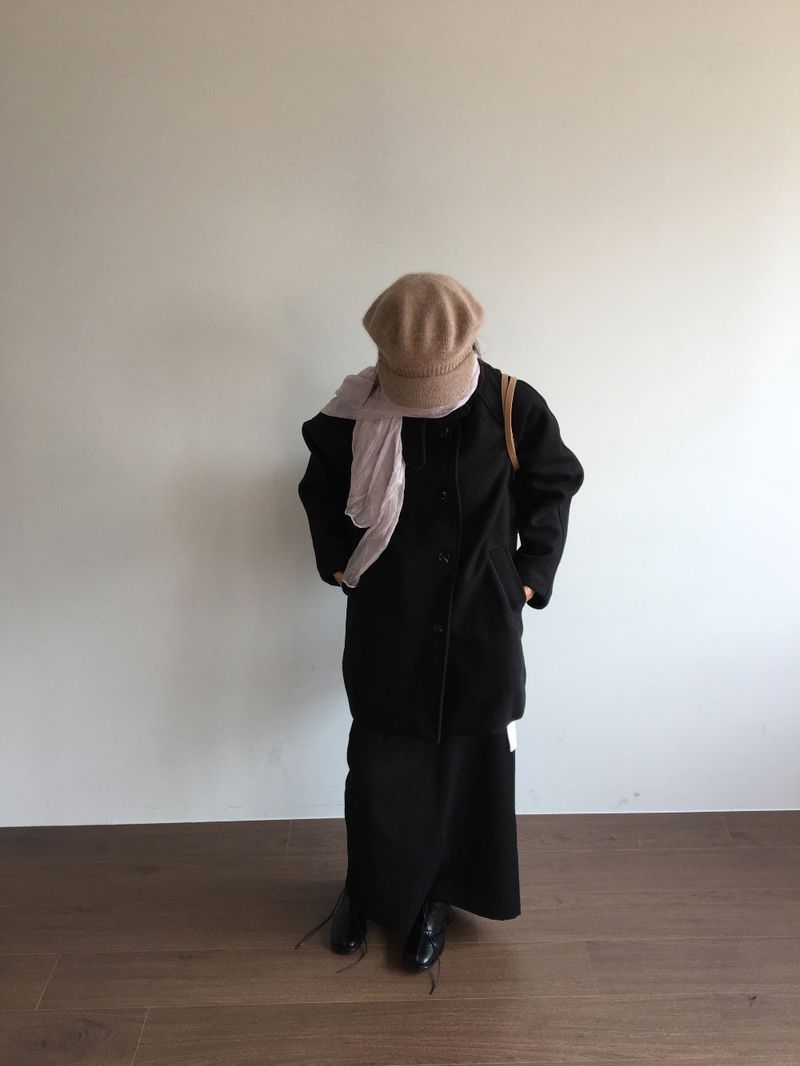 Slit Long Skirt (2 Colors)