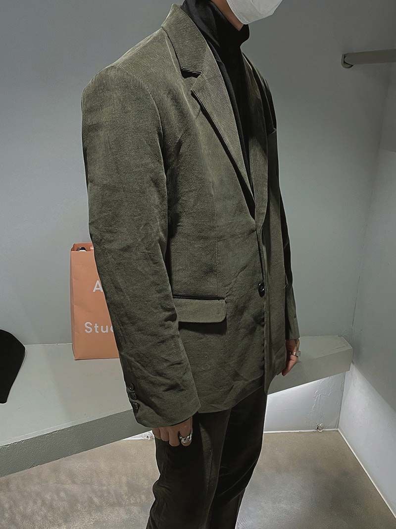 ASCLO Mer Corduroy Loose Fit Jacket (4color)
