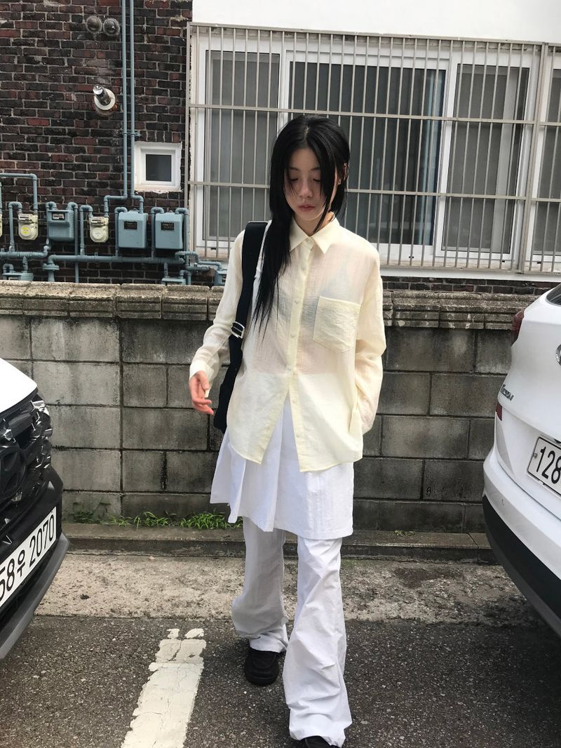 AIRY SHEER SHIRT