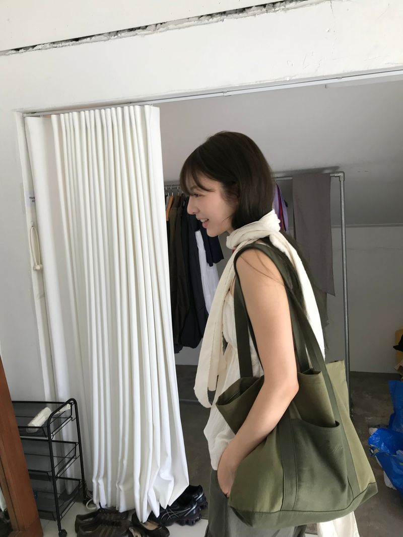 HASTA（ハスタ）の「ビンテージワークトートバッグ (カーキ)（バッグ）」