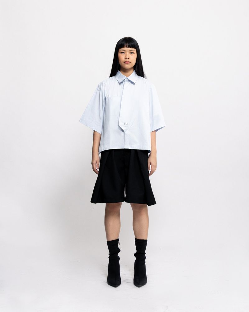 POSH BOXY SHIRT - BLUE