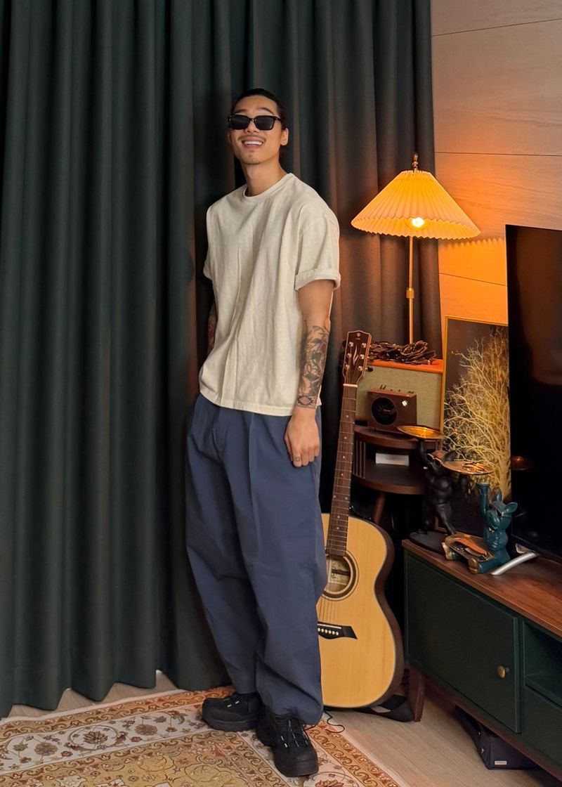 [ virstyle original ] INKKI High-density D-ring nylon pants 3COLOR