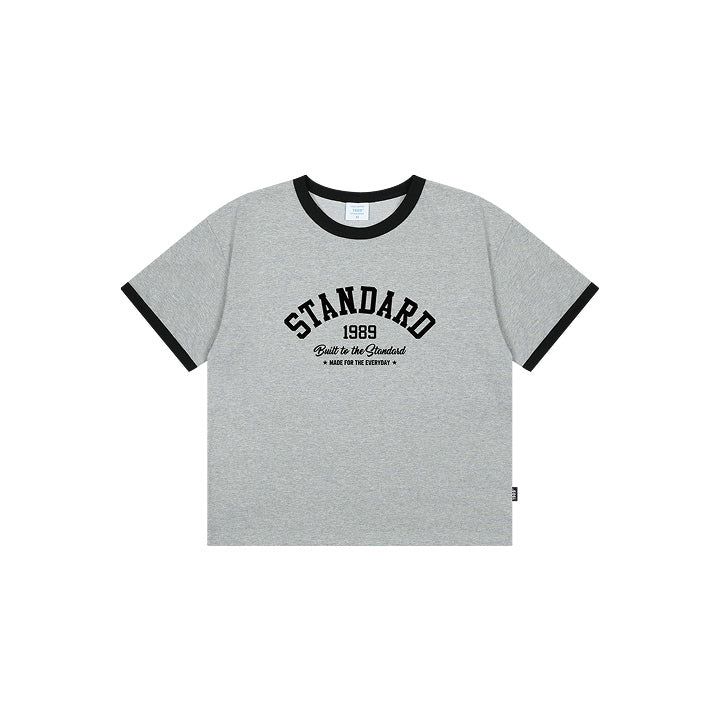 1989STANDARD（1989スタンダード）の「BUILT STANDARD Cool Cotton Crop Ringer Short Sleeve (SRCSTD-0256)（Tops）」