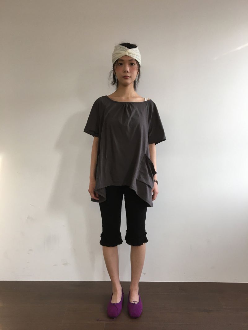 Segno frill capri pants (2color)