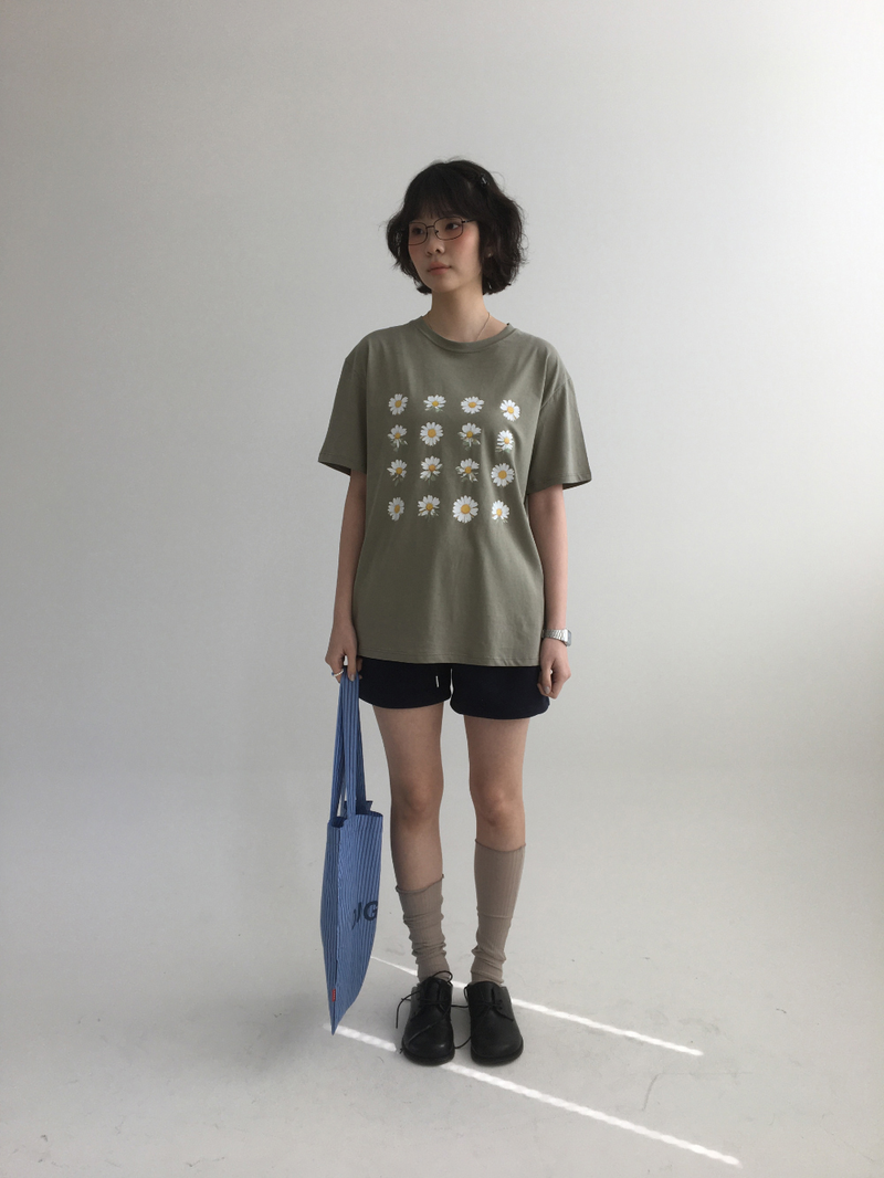 YWD FLOWER T-SHIRTS (3color)