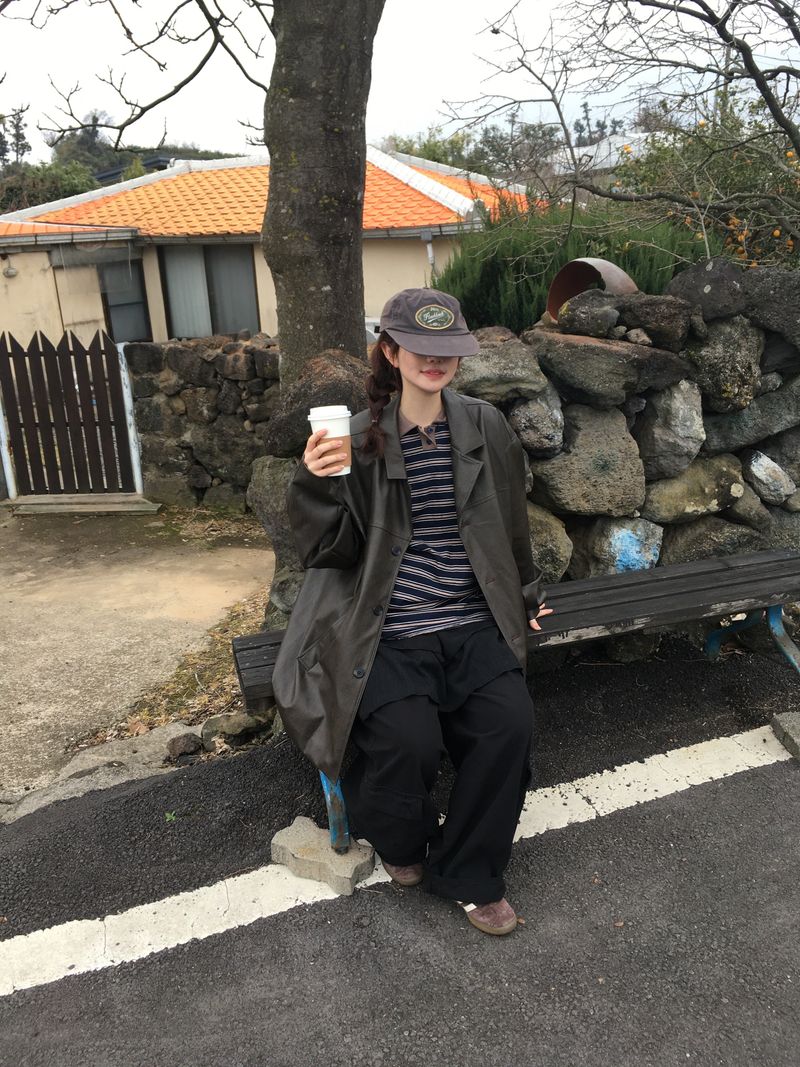 ラジオレザーハーフジャケット