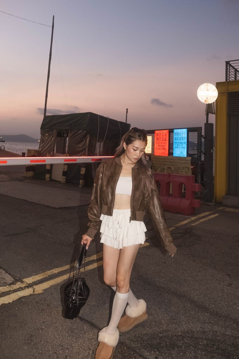 Loved Bomber Faux Leather Jacket - 2 colours