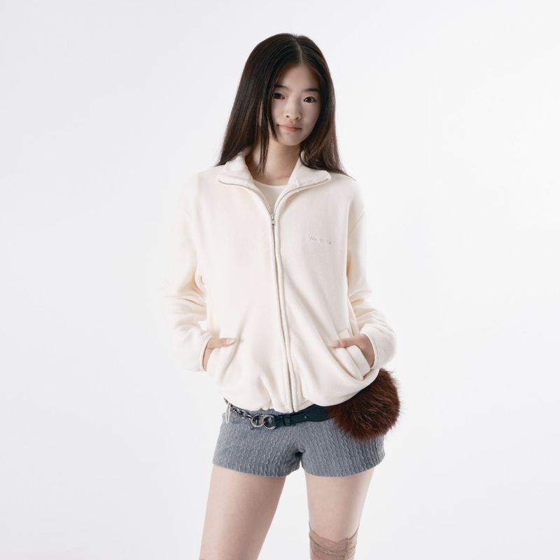Snow fleece zip-up 002