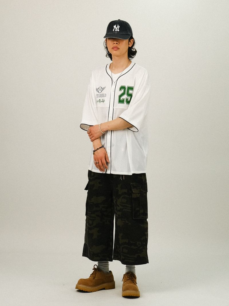 ME CAMOU BERMUDA CARGO PANTS