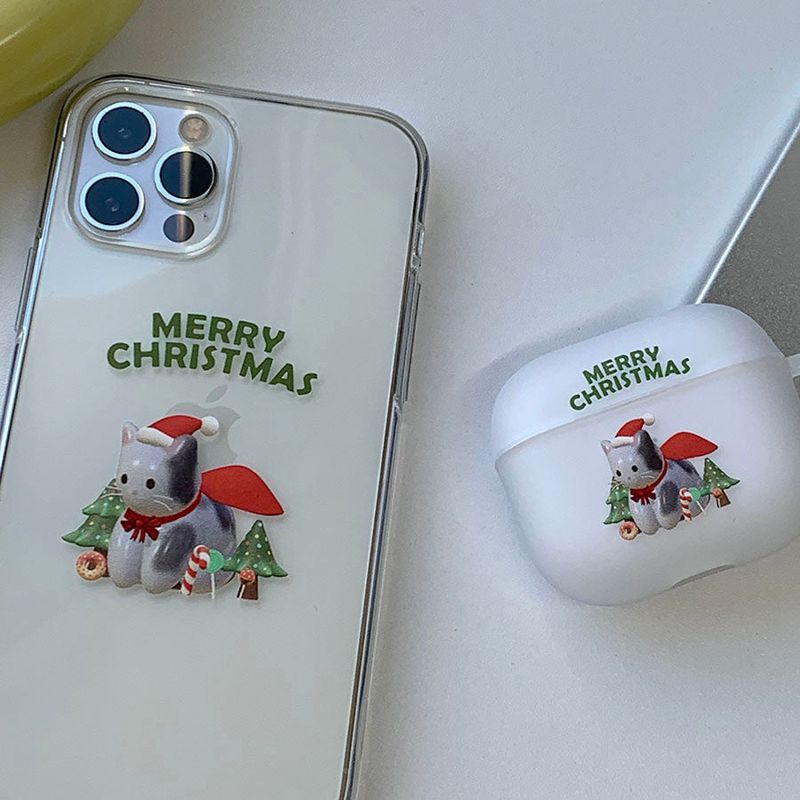 Santa COCO - Santa Some Cat AirPods Case_matt