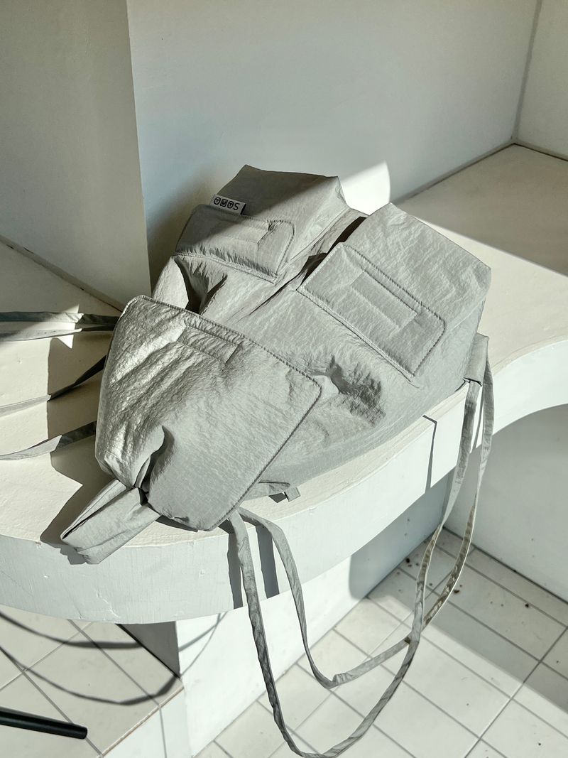 Easily Bag-silver grey