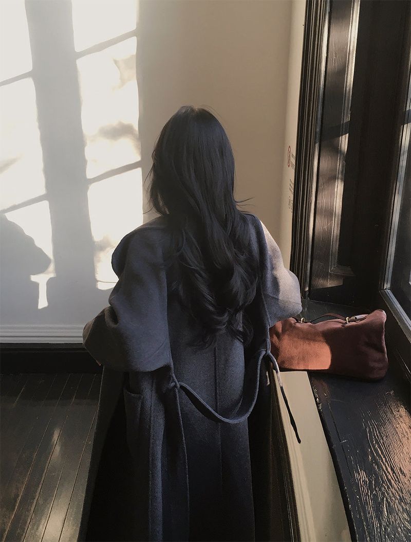 [BELLIDE MADE] ログ ハンドメイドハイネックロングコート