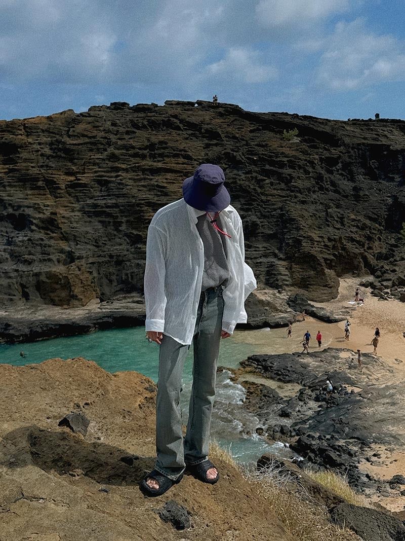 ASCLO Strap Nylon Bucket Hat (2color)