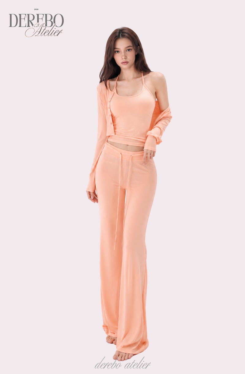 Roena pad sleeveless flare training set-up (pants long)
