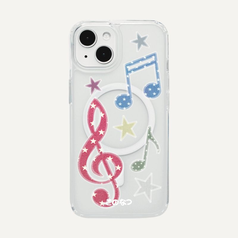cononatz（コノナツ）の「[MADE] スターメロディーマグセーフジェルハードケース🎶（スマホグッズ/小物）」